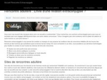 Détails : Pour faire des rencontres adulteres il y a ce site